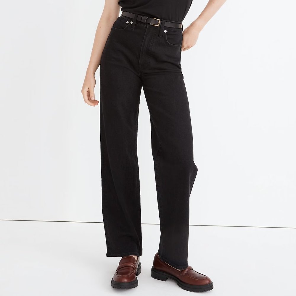 Madewell Perfect Vintage Wide-Leg Jean in Belmere Wash, 25P